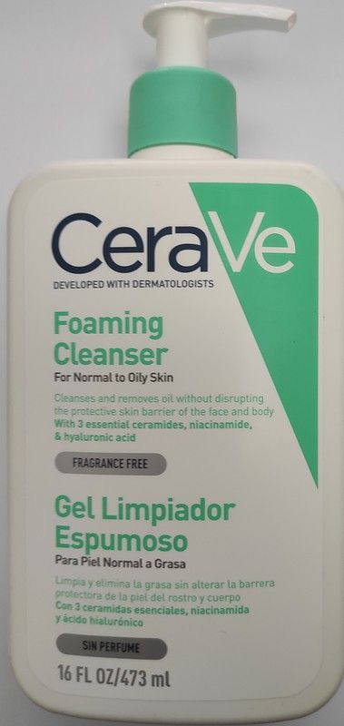 Cerave gel limpiador espumoso 473 ml