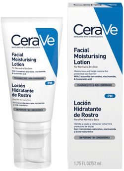 CeraVe Loción Hidratante De Rostro envase de 52 mL