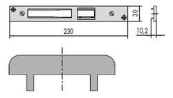 Cerradero Central Multiop Frente U