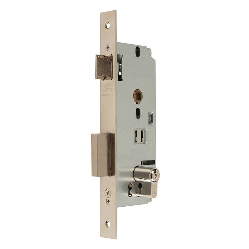 Cerradura embutir madera MCM 1601 Cerradura Embutir 1601-2-50. Laton.  Mcm