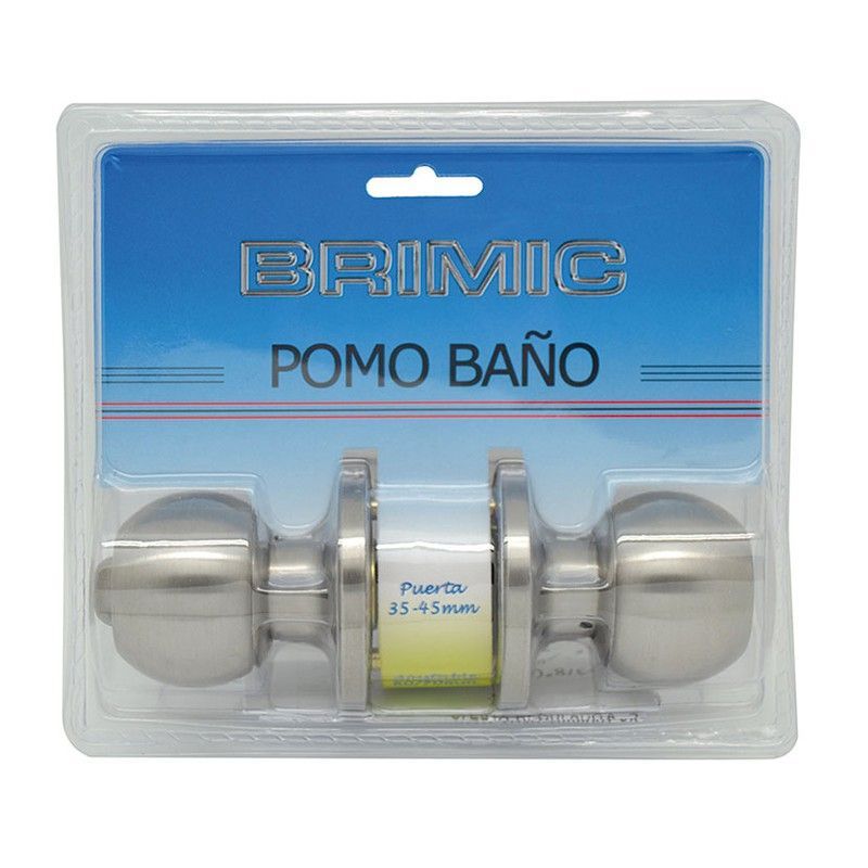 Cerradura pomos puerta baño MICEL Pomo Puerta Bola Baño Blanco