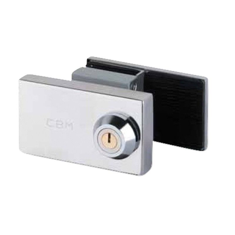 Cerradura puerta de cristal KEYMAT. Cerradura Puerta Cristal Mod.01-P