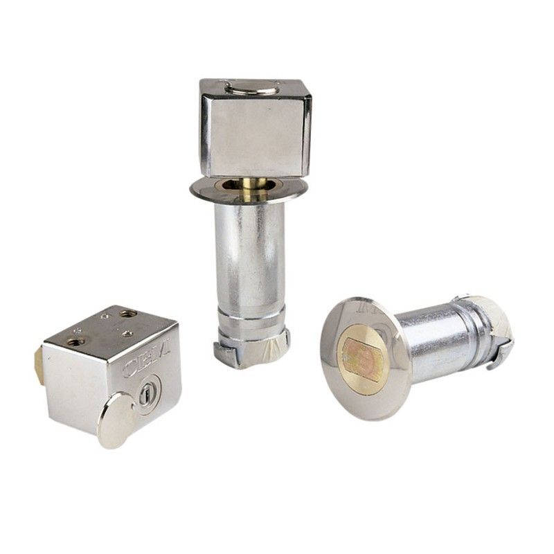 Cerradura puerta enrollable KEYMAT. Cierre Seguridad Persiana Comercial.