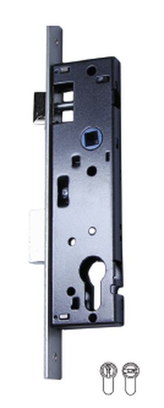 Cerradura S.C. Resbalón/Pestillo Recto 35 FR. Cromado.