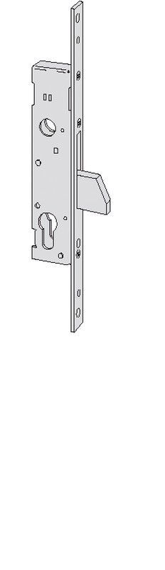 Cerradura sin cilindro solo llave pestillo caida.