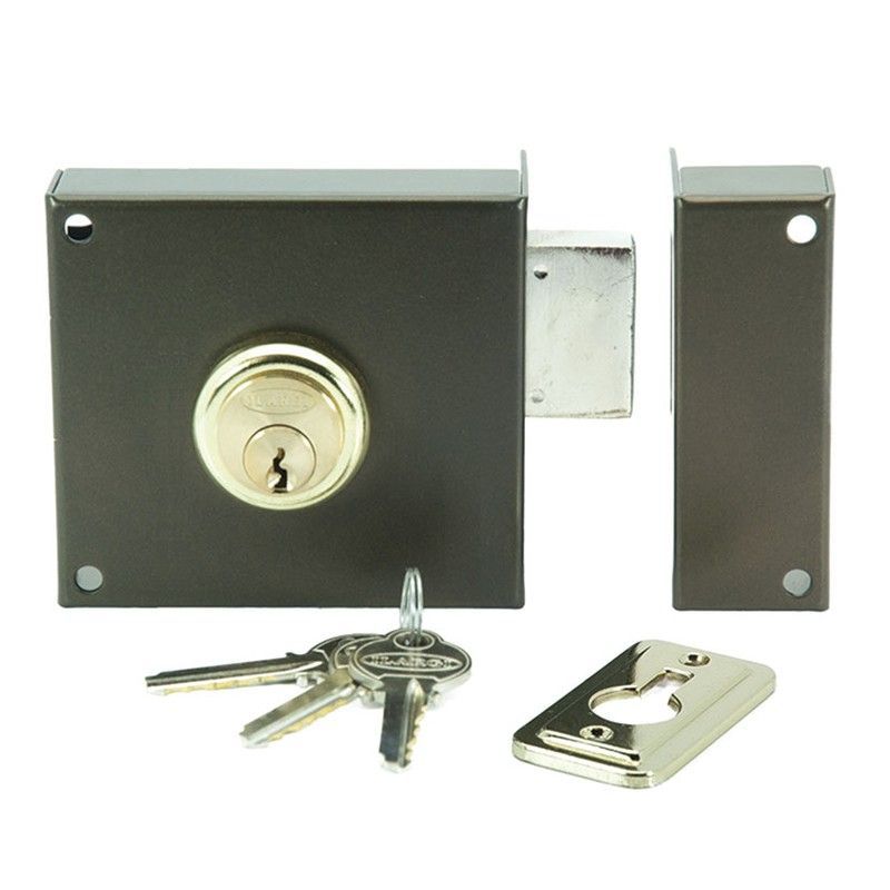 Cerradura sobreponer ILARGI 124A Cerrad.Sobrep.124A 80Mm Izq.Bomb.Perfil