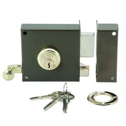 Cerradura sobreponer ILARGI 125A Cerrad.Sobrep.125A 100Mm  Izda.Bomb.Redo