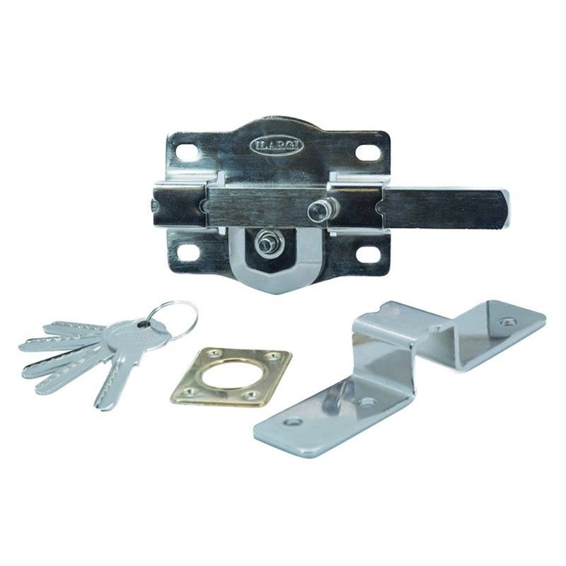 Cerrojo ILARGI 1202S Cerrojo 1202 Boton 105Mm Niquelado