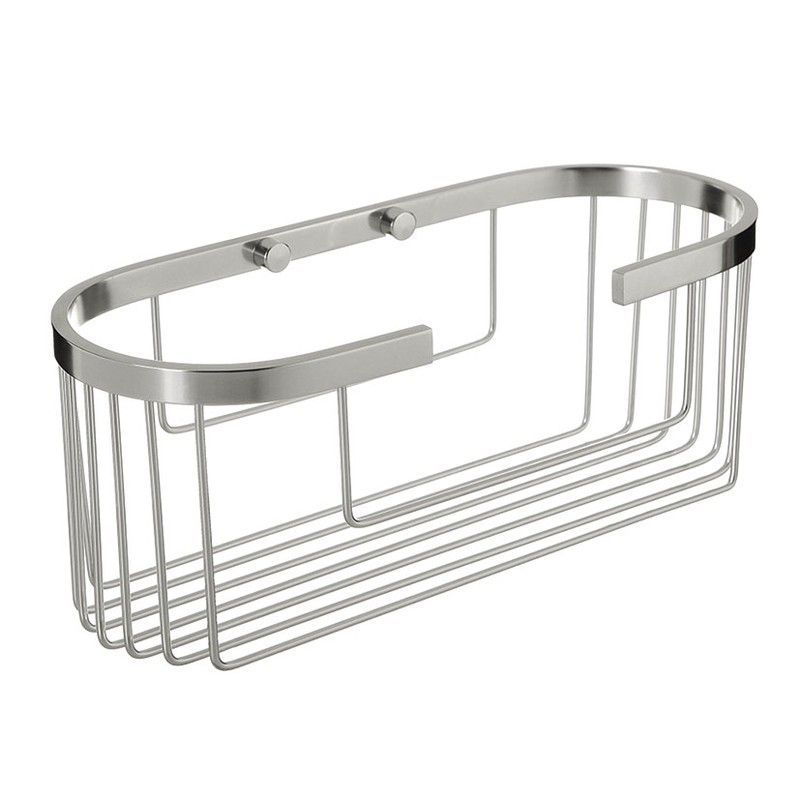 Cesta baño aluminio brillo TATAY Cestillo Aluminio Brillo Ovalado Tatay