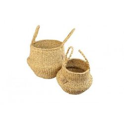 Cesta Cuerda Manatee + 2 Asas Diámetro 36-45 X H32Cm (2U.)