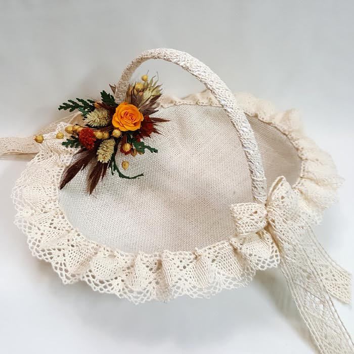 Cesta Grande para Pétalos y Regalos de Boda
