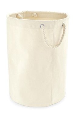 Cesta para almacenaje de lona gruesa