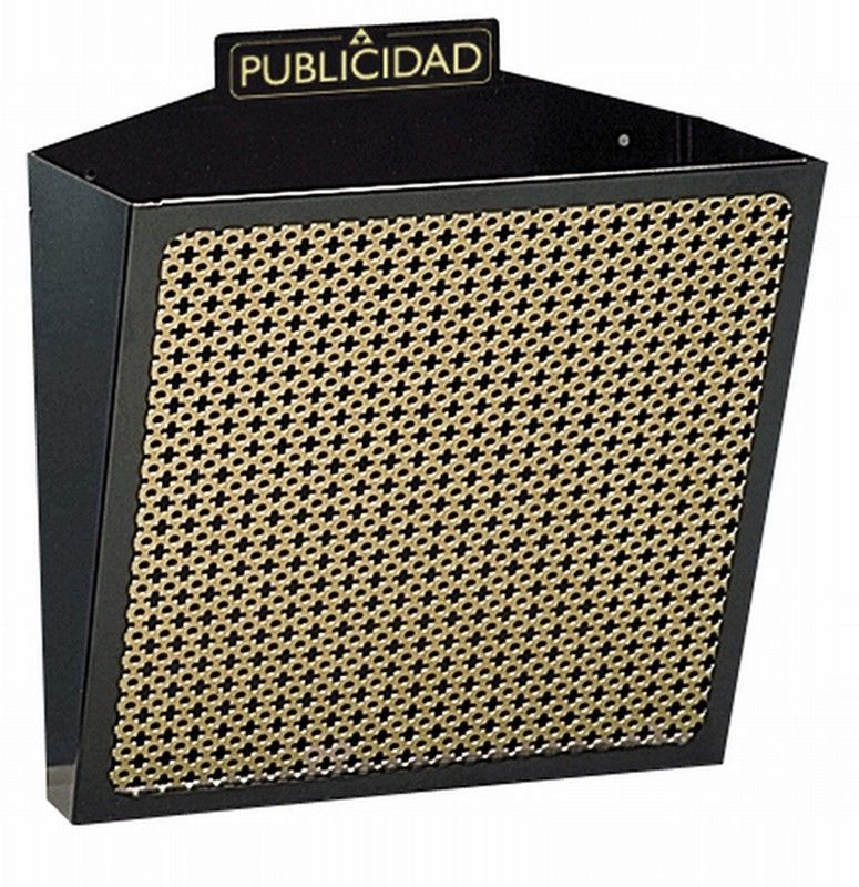 Cesta Publicidad Negra 305X320X19