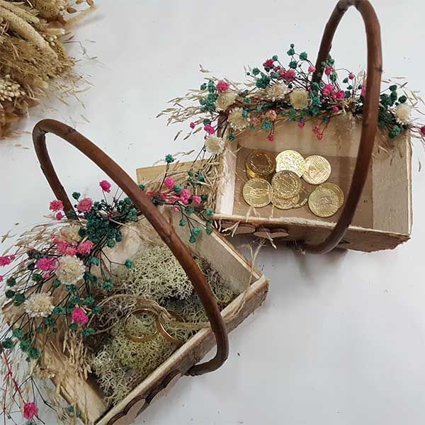 Cestas Arras o Alianzas Boda Aire