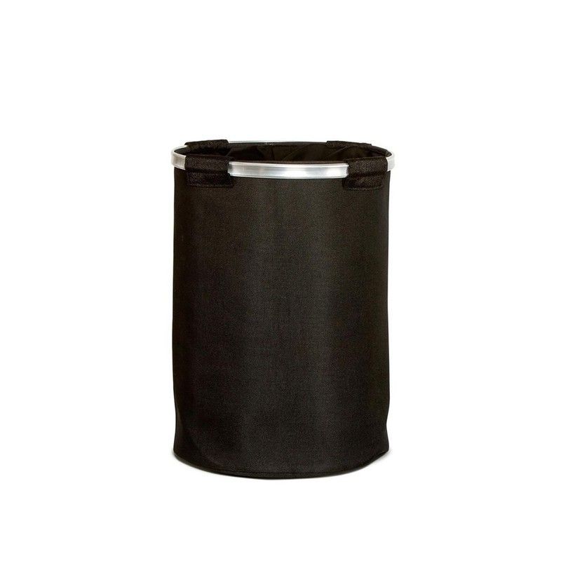 Cesto de ropa Laundry Negro, Ø38x54cm