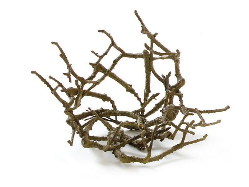 Cesto decorativo de raí­ces artificiales