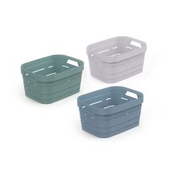 Cesto Para  Ropa 3,8 L, Colores Surtidos 23,5 X 17,5 X 12 Cm