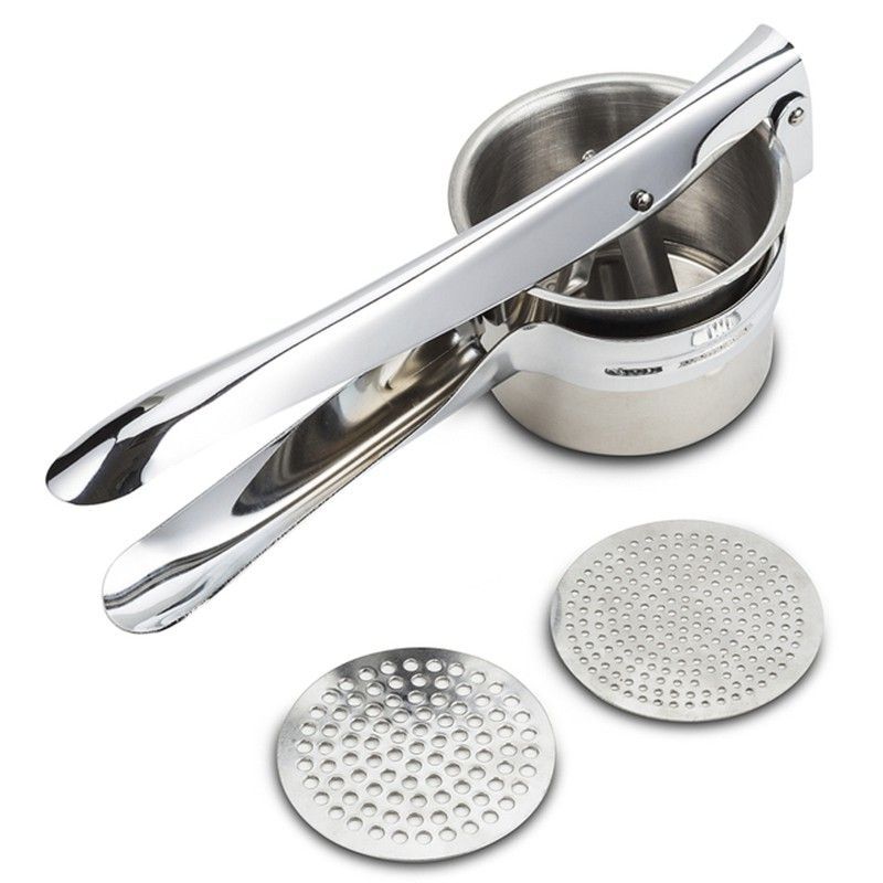 Chafador Patatas Acero 2 Discos Nava