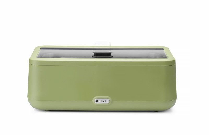 Chafing dish 607x400x245mm. Color verde.