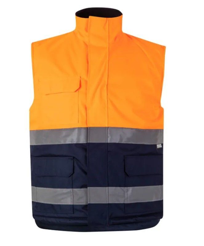 Chaleco acolchado AV amarillo o naranja