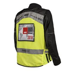 Chaleco alta visibilidad talla s/m para llevar encima de la chaqueta.