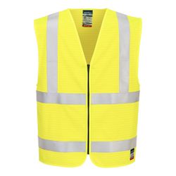 Chaleco Bizflame Hi-Vis FR Zip VestAmarillo