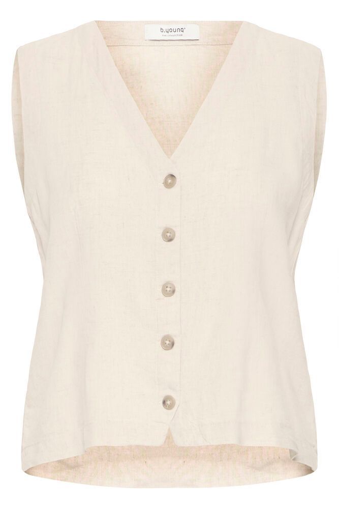Chaleco con botones B.Young Cloud Dancer