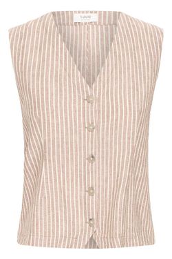 Chaleco con botones de rayas B.Young Sand