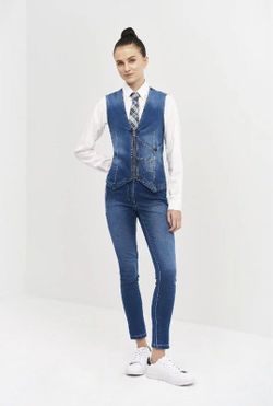 Chaleco Denim mujer
