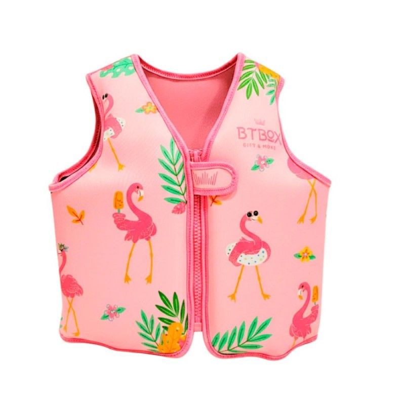 Chaleco flotador aprendizaje Flamingos BTBOX