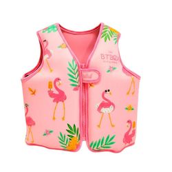 Chaleco flotador aprendizaje Flamingos BTBOX
