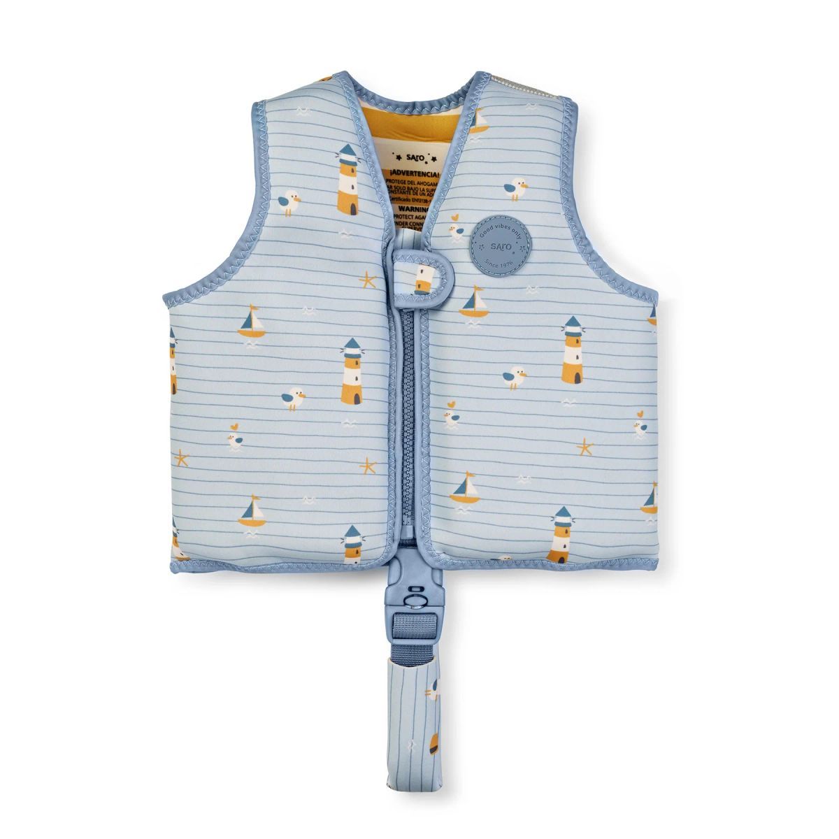 Chaleco Flotador De Aprendizaje  Talla S  1-3 Años  Azul