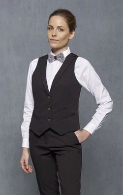 Chaleco Mujer Solapa Estrecha