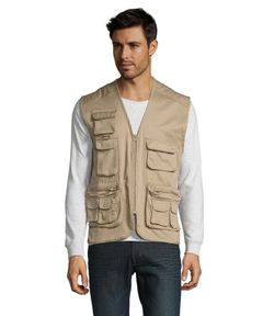 Chaleco multibolsillos colores