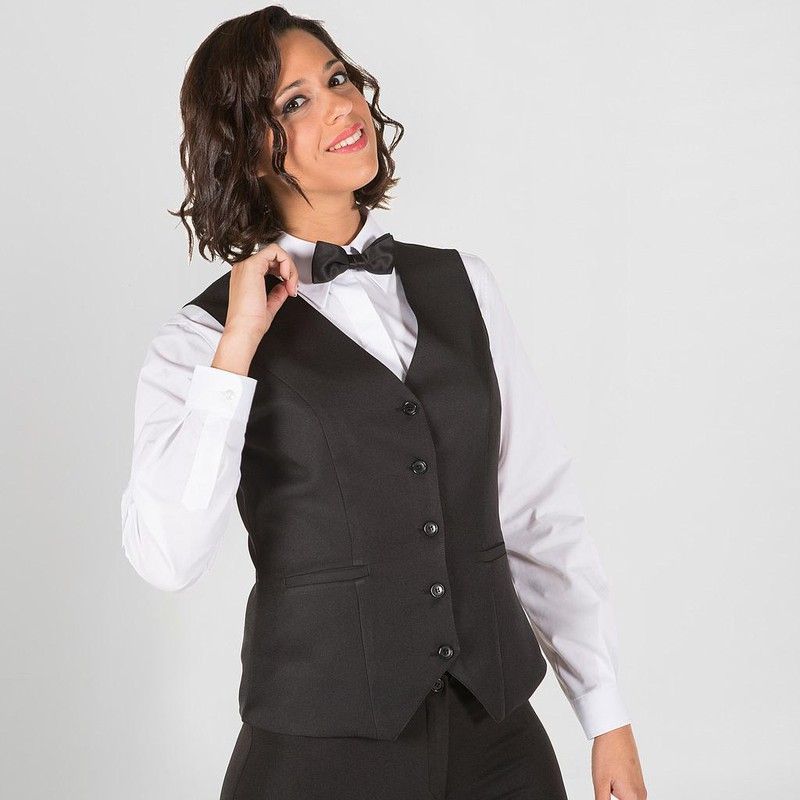 Chaleco para mujer gris o negro