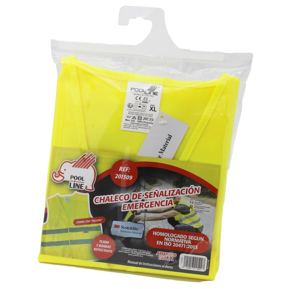 CHALECO SEÑALIZACION EMERGENCIA "3M"