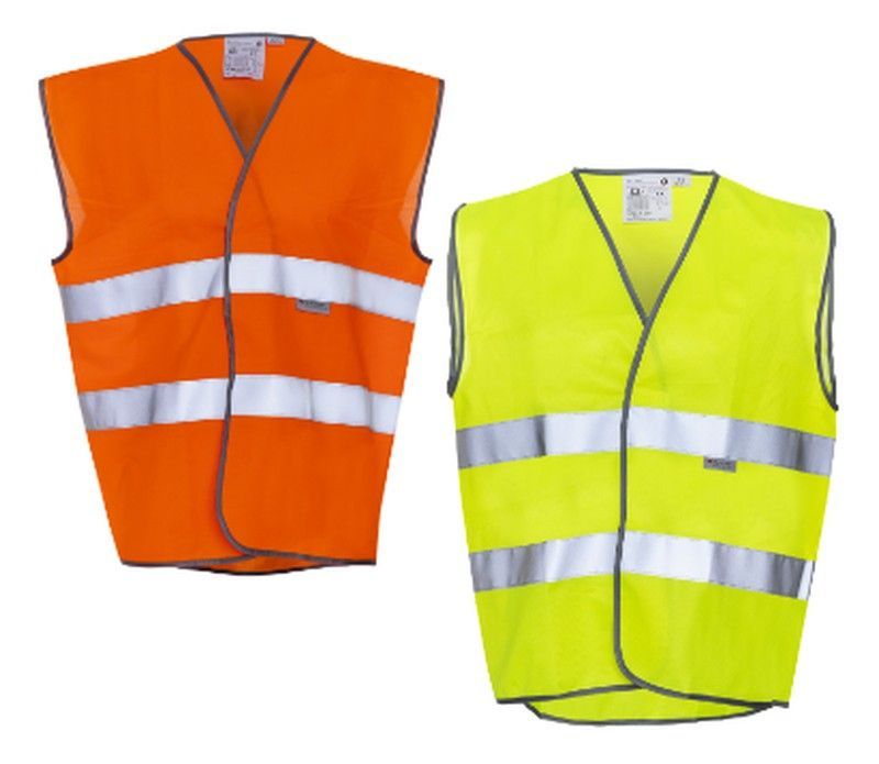 Chalecos de alta visibilidad con bandas 3M