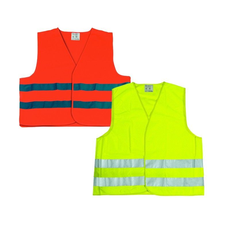 Chalecos de alta visibilidad con rejilla