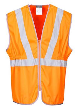 Chalequillo largo de alta visibilidad RIS