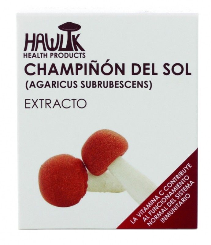 Champiñon Del Sol (Agaricus Blazei Murrill). Extracto Puro 60 Cápsulas Hawlik