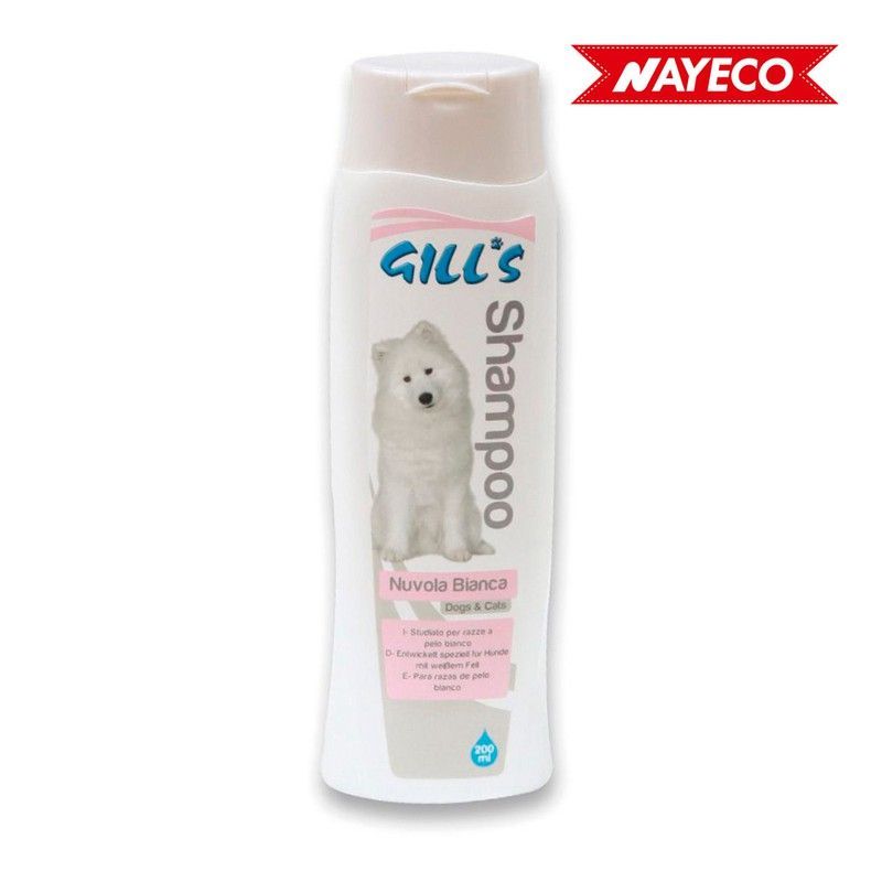 Champu Para Mascotas Gill's Pelo Blanco 200ml