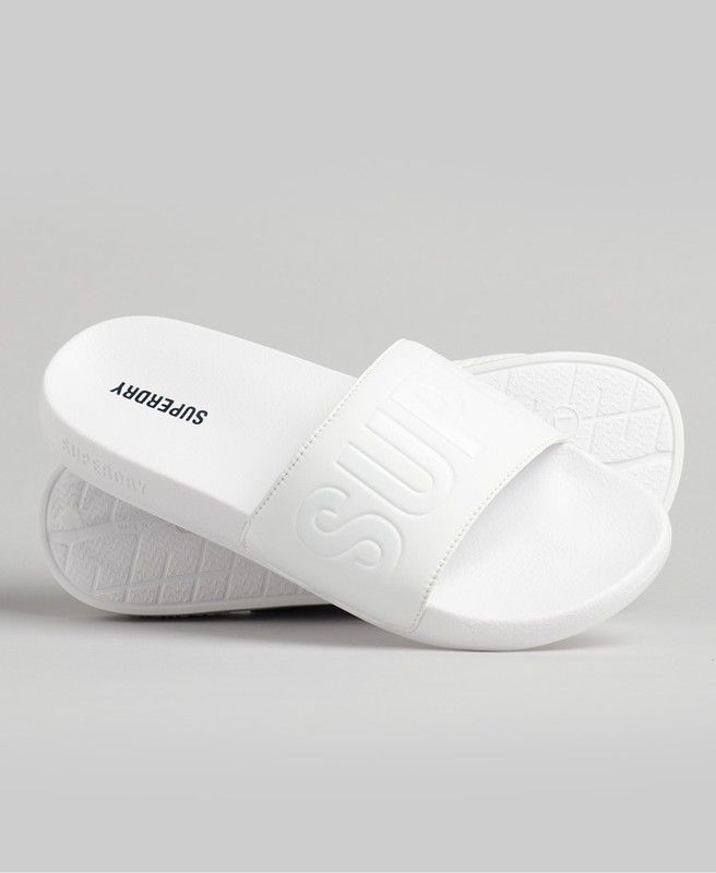 Chancla de pala con letras branding al tono Superdry Optic