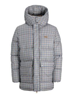 Chaqueta 3/4 con estampado pata de gallo Jack & Jones Cloud Dancer