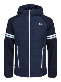 Chaqueta alcochada combinada con capucha Jack & Jones Navy Blazer