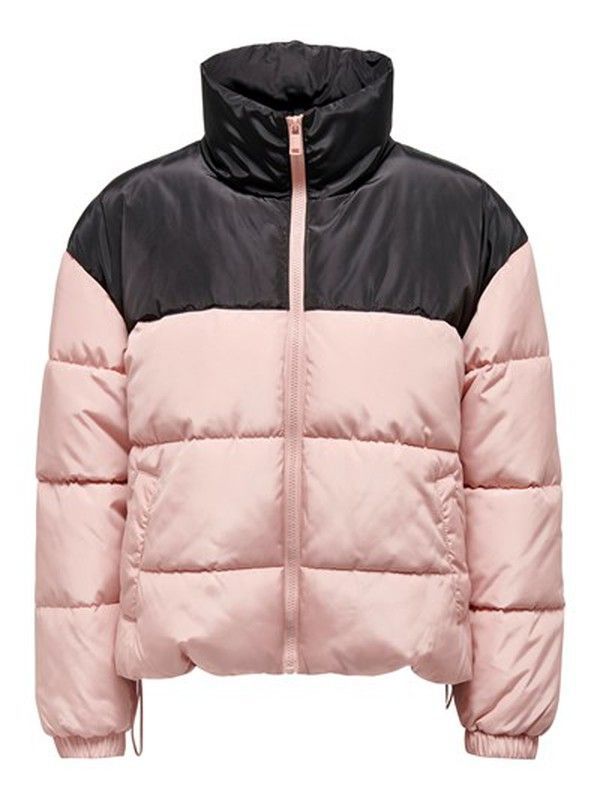 Chaqueta alcochada corta bicolor Only Misty Rose