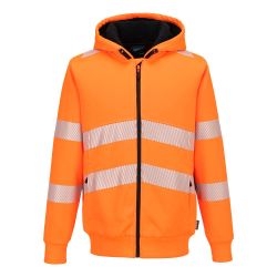 Chaqueta alta visibilidad PW321 Hi-Vis Zipped Winter Hoodie