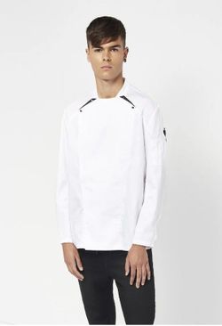 Chaqueta blanca cocina hombre