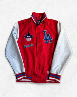 Chaqueta Bomber MLB Los Angeles Dodgers Rojo M