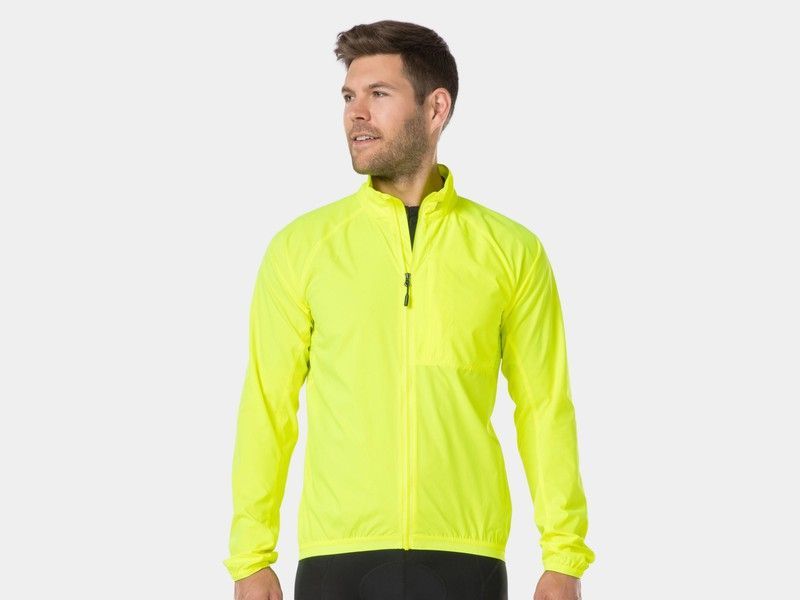 Chaqueta bontrager circuit windshell l amarillo fluorescente