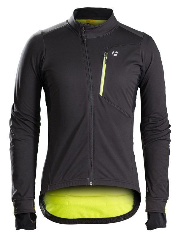 Chaqueta bontrager velocis s2 softshell s negro/a. fluor.